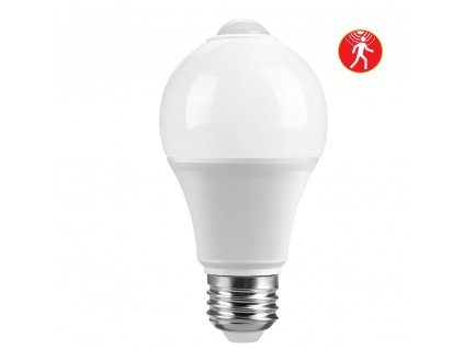 VIVALUX LED žárovka s pohybovým senzorem E27-7W-4000K-600lm