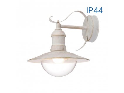 VIVALUX Nástěnná lampa bílá E27, WD010/WH RIVIERA IP44, 230V