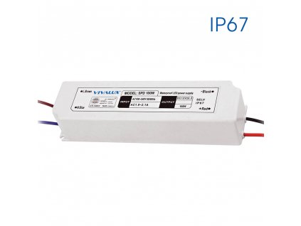 VIVALUX Napájecí adaptér pro LED pásky 100W-IP67-8,3A-SPD SLIM