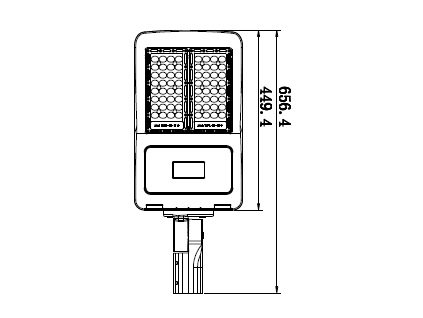 led verejne osvetleni 100w 5700k class i 140lm w vt 103st sku954 16