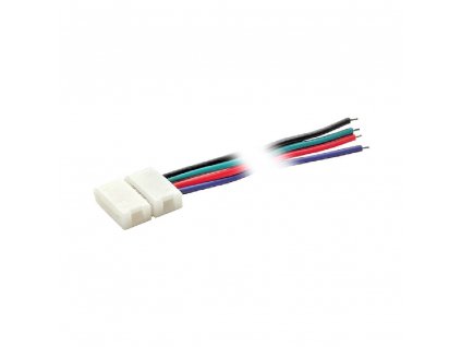 VIVALUX Konektor pro LED pásky 10mm RGB SMD5050 POWER LEAD, 15cm