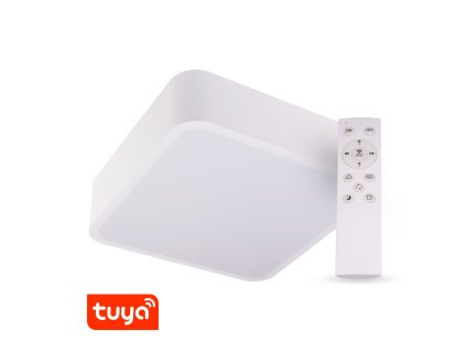 T-led - SMART Tuya LED svítidlo RENDO 48W CCT hranaté bílé