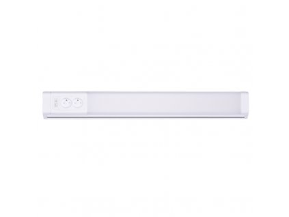 Solight LED kuchyňské svítidlo, 2x zásuvka, vypínač, 10W, 4100K, 51cm (Stupeň krytí (IP) IP20, Barva krytu Bílá, Barevná teplota (К) 4000 K)