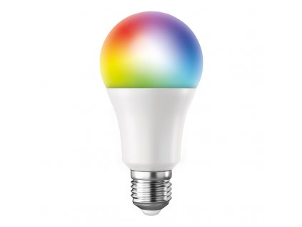 Solight LED SMART WIFI žárovka, klasický tvar, 15W, E27, RGB, 270°, 1350lm (Barevná teplota (К) RGB + CCT, Stupeň krytí (IP) IP20)