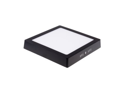 BPS18 LED panel 18W přisazený černý čtverec (Varianta Teplá bílá)