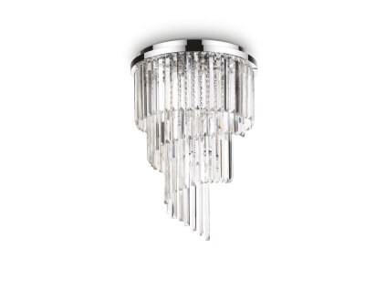 Ideal Lux - 168937 Lustr křišťálový CARLTON PL12 CROMO