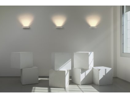 RENDL WIM nástěnná sádrová 230V LED G9 2x5W (Barva / Materiál sádrová)