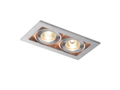 RENDL FIZZ II náklopná hliník 12V GU5,3 2x50W (Barva / Materiál hliník)