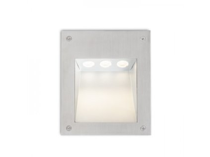 AKORD zápustná do stěny nerezová ocel 230V LED 3W IP65 3000K