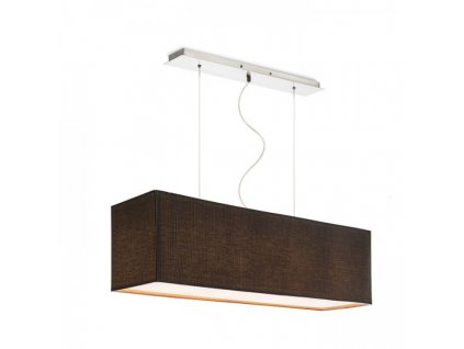 RENDL LOPE 80 závěsná černá matný nikl 230V LED E27 4x15W (Barva / Materiál matný nikl, Barva Černá)