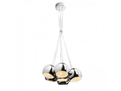 ASTROMET VII závěsná chrom 230V LED E27 7x11W