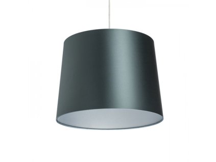 RENDL ASPRO 40/30 stínidlo Monaco petrolejová/stříbrné PVC max. 23W (Barva / Materiál Monaco petrolejová, stříbrné PVC)