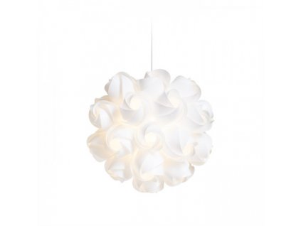 RENDL COCO závěsná bílé PVC 230V LED E27 15W (Barva / Materiál bílé PVC)
