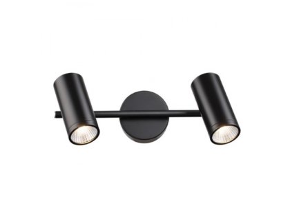 BOGARD II nástěnná matná černá 230V LED 2x5W 40° 3000K