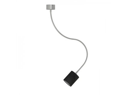 RENDL LOYD LED I závěsná černá matný nikl 230V LED 4.5W 3000K (Barva / Materiál matný nikl, Barva Černá)