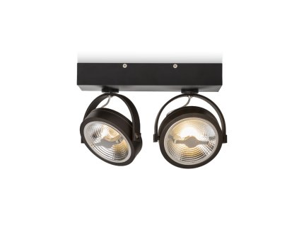 RENDL KELLY LED II DIMM nástěnná černá 230V LED 2x12W 24° 3000K (Barva Černá)