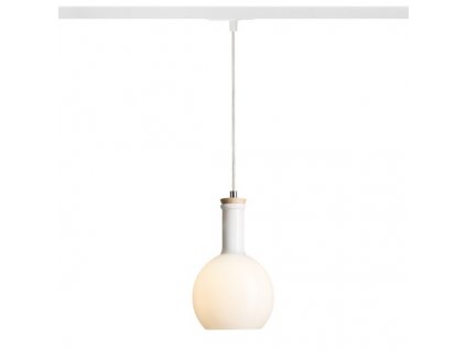 RENDL PULIRE RD pro jednookr. lištu opálové sklo/dřevo 230V LED E14 6W (Barva / Materiál opálové sklo, dřevo)