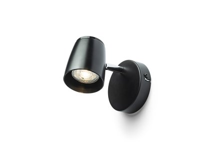 RENDL JOLI I nástěnná černá 230V LED GU10 10W (Barva Černá)