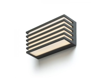 Rendl - Nástěnná svítidla na fasádu 230V LED 9W IP54 3000K CLAIRE 21 antracitová mléčný akryl (Barva / Materiál mléčný akryl)