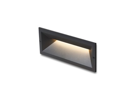 RENDL RAGG zápustná černá 230V LED 12W IP65 3000K (Barva černá)