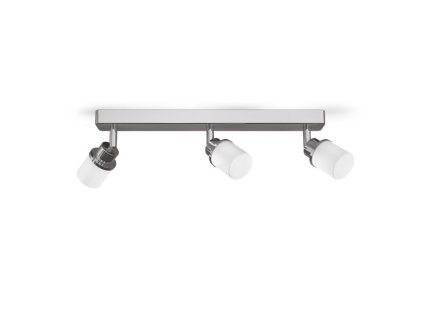 RENDL LINN III přisazená opálové sklo/chrom 230V LED G9 3x3W IP44 (Barva / Materiál opálové sklo, chrom)