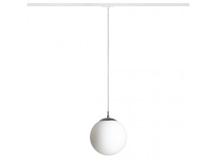 RENDL LUNA 25 pro jednookr. lištu opálové sklo/chrom 230V LED E27 15W (Barva / Materiál opálové sklo, chrom)