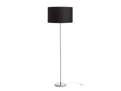 RENDL R14084 NYC/RON stojanová lampa, dekorativní Polycotton černá/chrom