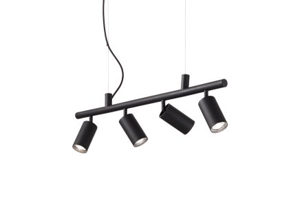 Ideal Lux - 231341 Závěsné svítidlo DYNAMITE SP4 NERO 4xGU10 28W