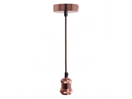 Objímka E27 / 1m / měděná - BH632H
