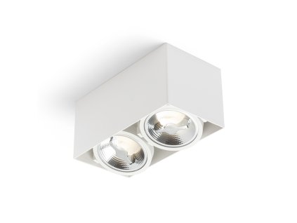 RENDL JAMES II DIMM stropní matná bílá 230V LED 2x15W 24° 3000K (Barva Bílá)