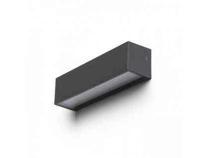 RENDL R13641 CAMARGUE LED venkovní světlo, up - down IP65 antracitová satinované sklo (Barva / Materiál satinované sklo, Barva Šedá)