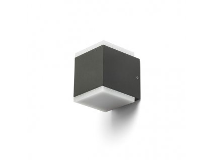 RENDL R13569 TIRAS LED venkovní světlo, up - down IP54 antracitová mléčný akryl (Barva / Materiál mléčný akryl, Barva Šedá)