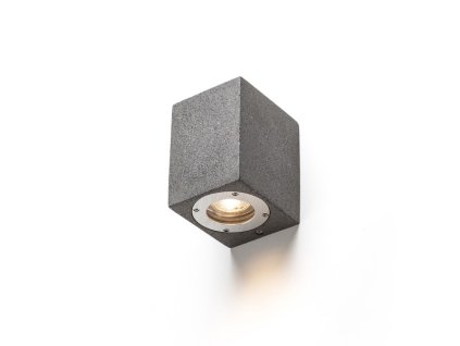 RENDL KANE I nástěnná beton/dekor tmavý granit 230V LED GU10 5W IP65 (Barva / Materiál beton, dekor tmavý granit)
