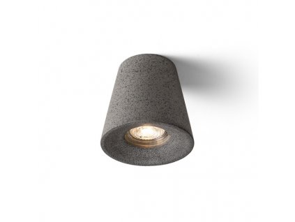 VOLCA stropní beton/dekor tmavý granit 230V LED GU10 5W