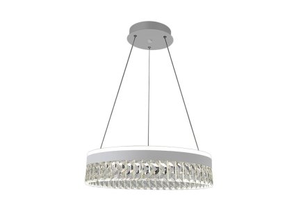 LED luxusní závěsné křišťálové svítidlo s dálkovým ovladačem 90W - TA2300/W