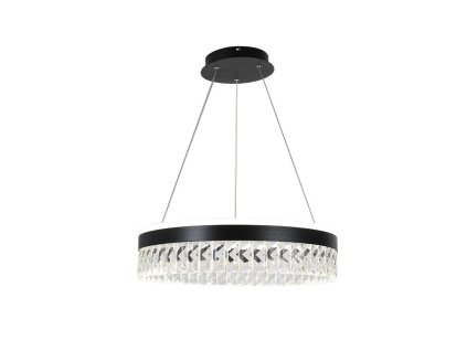 LED luxusní závěsné křišťálové svítidlo s dálkovým ovladačem 90W - TA2300/B