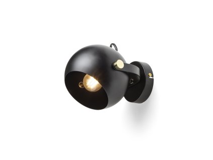 RENDL AGNETA přisazená černá 230V LED E27 11W (Barva Černá)