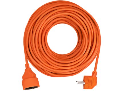 Solight prodlužovací přívod - spojka, 1 zásuvka, 30 m, 3 x 1,5mm2, oranžová (Barva krytu Oranžová, Stupeň krytí (IP) IP20)