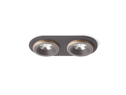 RENDL R13241 SHARM LED vestavné světlo, sady perleťová zlatá/hnědá