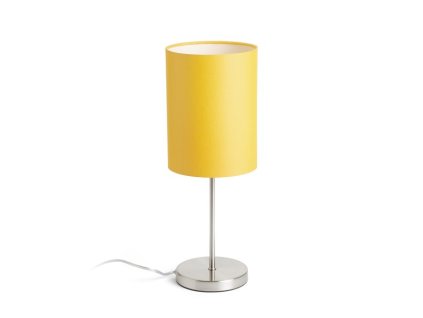 RENDL R14156 NYC/RON stolní lampa, dekorativní Chintz meruňková/matný nikl
