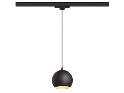 RENDL COPA pro tříokr. lištu černá sklo 230V LED E27 11W (Barva / Materiál sklo)