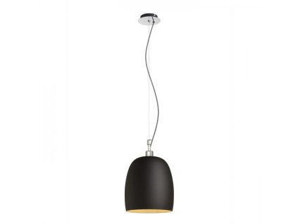 RENDL R13825 COROA závěsné svítidlo, skleněná černá chrom