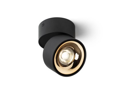 RENDL R14426 ALBANO LED přisazené svítidlo, downlight černá/zlatá