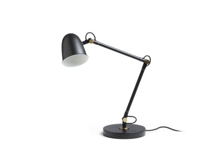 RENDL R14188 DANNY stolní lampa, pracovní černá mosaz