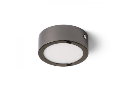 RENDL HUE R 9 stropní černý chrom 230V LED 6W 3000K (Barva / Materiál černý chrom)