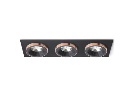 RENDL R13264 SHARM LED vestavné světlo, sady černá/černá měď