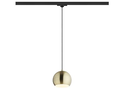 RENDL AGNETA pro tříokr. lištu závěsná česaná mosaz 230V LED E27 11W (Barva / Materiál česaná mosaz)