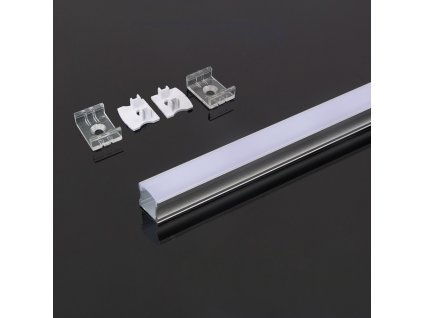 V-TAC | Hliníkový profil pro led pásky- mléčně bílá 2000x17,2x15,5mm-VT-811