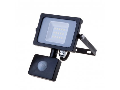 LED reflektor se senzorem 10W, SAMSUNG CHIP, černý, VT-10-S, V-TAC