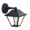 vtac 8686 v tac vt 843 garden wall lamp facing down aluminium matt black body clear glass holder e27 ip44 sku 8686 3f9